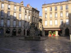 Historic Place du Parlement in Bordeaux