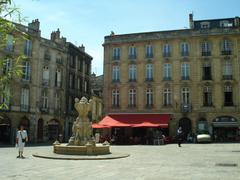 Bordeaux cityscape with historical buildings and Garonne River