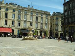 scenic view of Bordeaux cityscape in July 2012