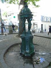 Monument in Montmartre, Paris