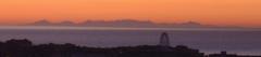 View of Corsica from Nice by refraction