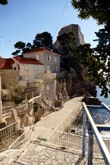 Panoramic view of Dubrovnik Lovrijenac and Gradac Park