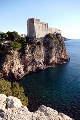 View of Dubrovnik's Lovrijenac Fortress and Gradac Park