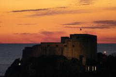 Dubrovnik sunset on 31.12.16