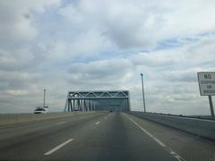 Betsy Ross Bridge eastbound over Delaware River