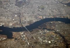 Betsy Ross and Delair Bridge connecting Philadelphia and Pennsauken Township