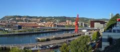 Euskalduna bridge in Bilbao