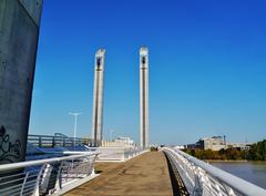 Pont Jacques Chaban-Delmas in Bordeaux, France