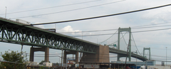 Walt Whitman Bridge spanning the Delaware River