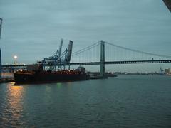 Walt Whitman Bridge panoramic view