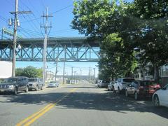 Northbound County Route 551 in Gloucester City, New Jersey