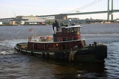 1940-built tug E.F. Moran Jr. operating in Philadelphia, October 2005