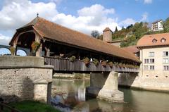 Pont de Berne in Fribourg, Switzerland