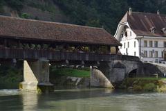 View of Fribourg in Switzerland