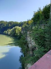 Pont de Pérolles bridge in Fribourg, Switzerland