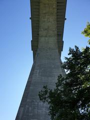 Pont de Pérolles bridge in Fribourg, Switzerland