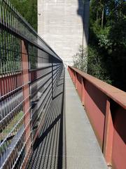 Pont de Pérolles bridge in Fribourg, Switzerland