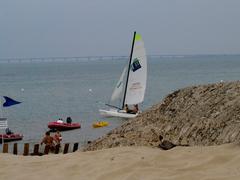 Charente-Maritime La Tremblade Pointe Espagnole with Pont Oleron