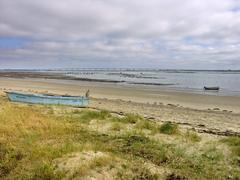 Ambiance in Ile d'Oléron with distant view of Pont d'Oléron