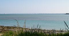 Oleron Bridge connecting Oleron Island to mainland France