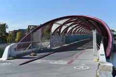 Peace Bridge in Calgary, Alberta