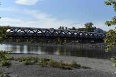 Peace Bridge in Calgary, Alberta