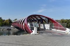 Peace Bridge in Calgary, Alberta