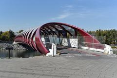 Peace Bridge in Calgary, Alberta