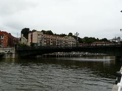 Pont de l'Ajuntament bridge in Bilbao