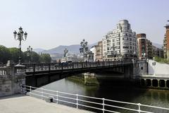 Udaletxeko Zubia bridge in Bilbao