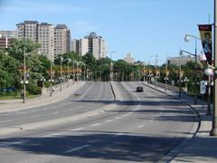 Portage Bridge between Ottawa and Hull viewed towards Ottawa