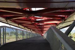 Ponte all'Indiano footbridge in Florence, Italy