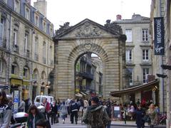 Porte Dijeaux, historic monument in Bordeaux, France