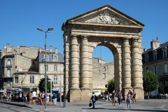 Porte d'Aquitaine at Place de la Victoire in Bordeaux, France