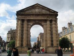 Porte d'Aquitaine historical building, Bordeaux, France.