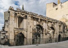 Porte d'Auguste in Nîmes, France