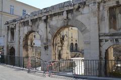 The Porte d’Auguste fortifications in Nîmes