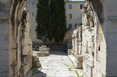 The Porte d’Auguste fortifications in Nîmes