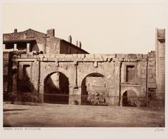 Ancient Roman gate in Nîmes