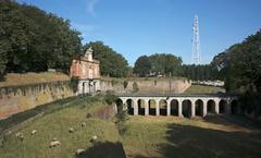 Remains of ramparts around the Porte de Gand in Lille