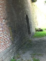 Porte de Gand entrance in the moat under the bridge