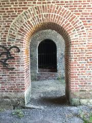 Porte de Gand entrance into the ditch under the bridge