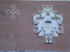 Detail of the sculpture visible on the Porte de Gand in Lille