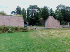 Lille contrescarp wall of the Gand Gate moat