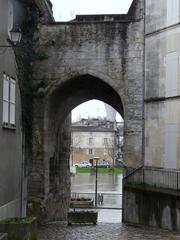 Interior view of Porte Saint-Jacques in Cognac, France