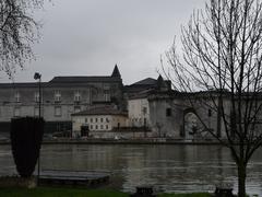 Château and Saint-Jacques Gate by the Charente River in Cognac, France