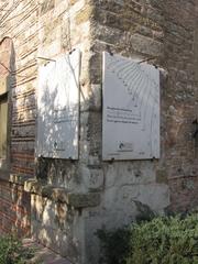 Sundial on the Rahmi M. Koç Museum building, Istanbul