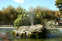 Fountain in the garden of Peyrou, Montpellier