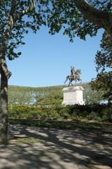 Promenade du Peyrou with equestrian statue of Louis XIV in Montpellier