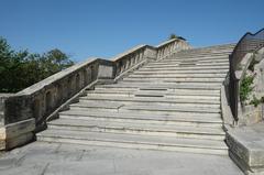 Promenade du Peyrou staircase in Montpellier